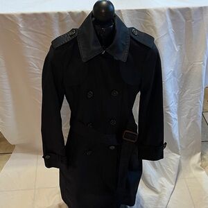 Banana Republic Women's Black Trench Coat